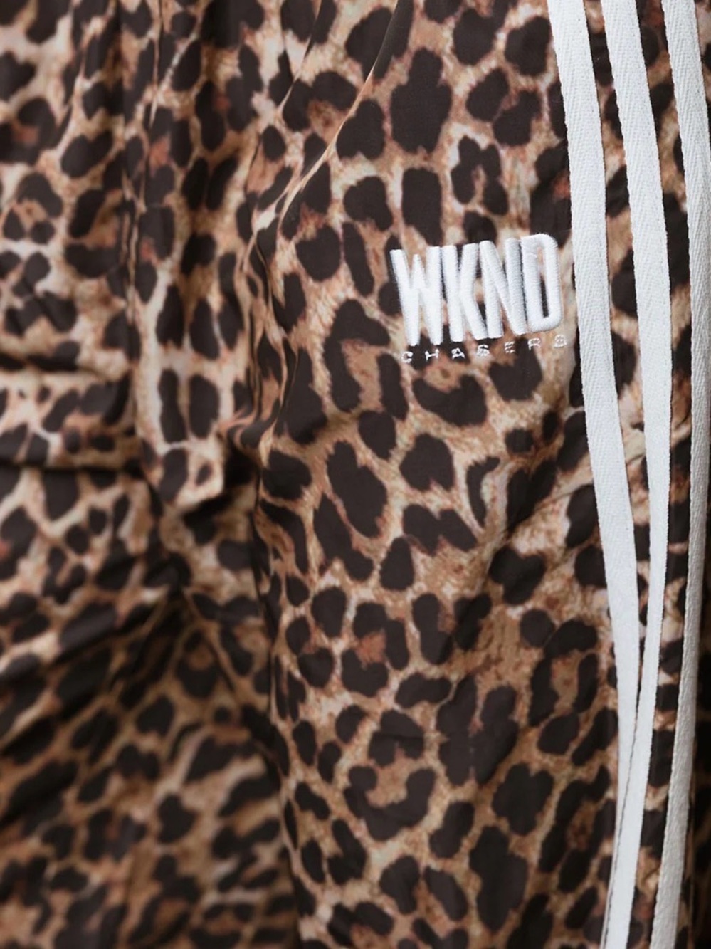 WKND CHASERS Leopard Track pants